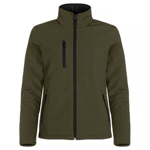 Clique Womens/Ladies Padded Soft Shell Jacket / Fog Green